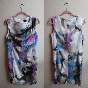 Watercolor Ann Taylor Dress